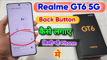Realme GT6 Back Button Setting || Realme GT6 Back Button Kaise Set Kare  ⚡⚡
