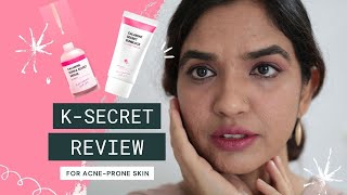 Get clear skin and pink glow with K-SECRET calamine secret line | acne-prone and sensitive skin