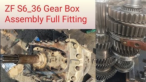 ZF S6-36 Gear Box kaise fitting Karen? How to fitting ZF S6-36 gear box. ZF gear box assembly kare