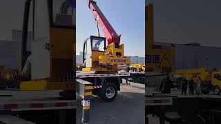 8 ton blue brand truck crane, 162 horsepower, 1.2m rear telescopic frame, boom weight 1500 catties
