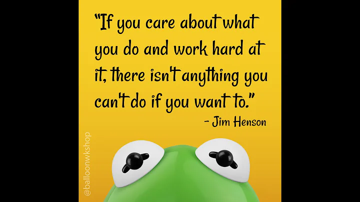 Making Kermit the Frog out of Balloons