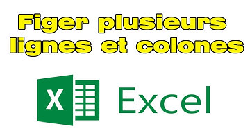 Comment figer une colonne et une ligne en même temps sur Excel