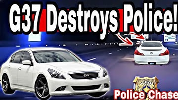 Infiniti G37 OUTRUNS Police In INSANE High-Speed Chase!