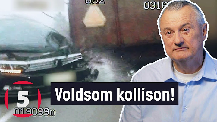 Farlig kollision mellem en dyretransport og en VW! | Fanget På Politiets Kamera | Kanal 5 Danmark