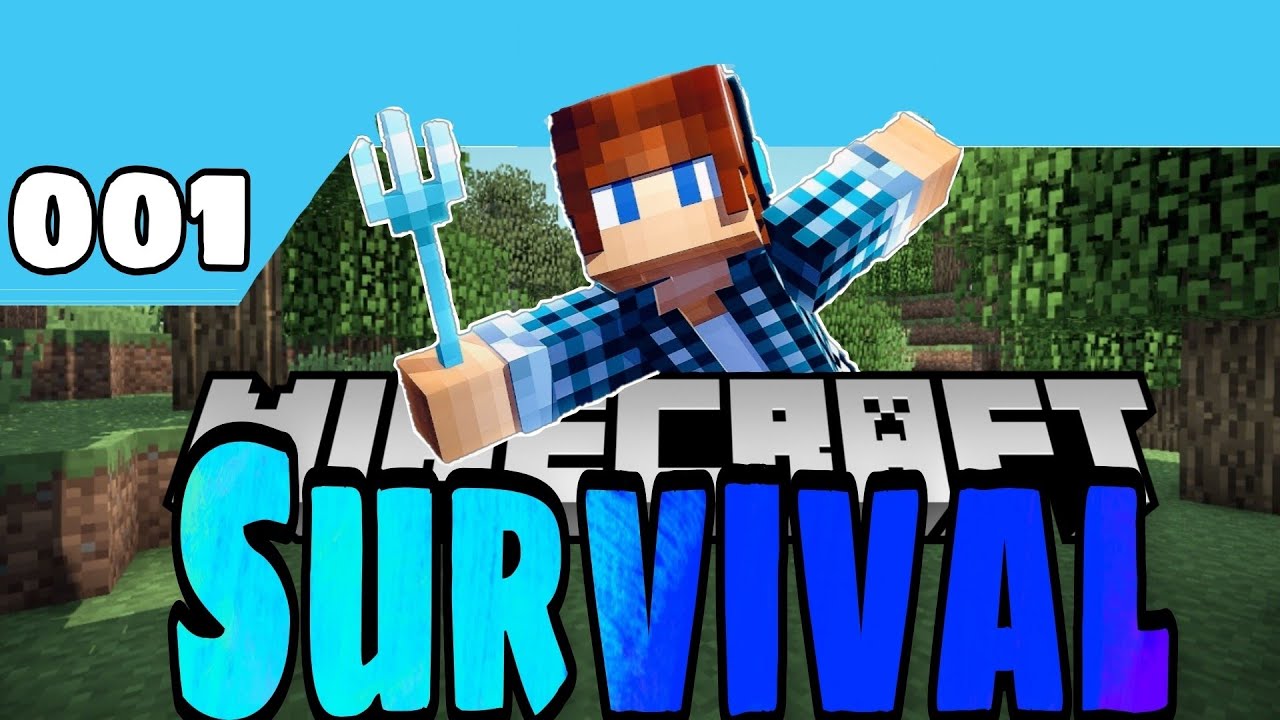 Minecraft Pe Survival series EP-1 in Hindi | I made survival house ...