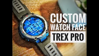 Amazfit T-Rex PRO Custom watch face installation screenshot 3