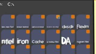 LiquidEngine - A UI concept tech demo - Demo Capture 1