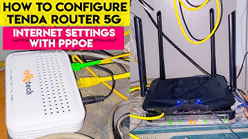 How to Configure Tenda AC1200 5G Router/Internet settings PPPoE | Setup Tenda WiFi Router 1Gb Speed.