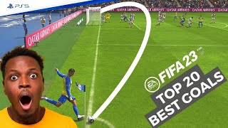 FIFA 23 | TOP 20 BEST GOALS | #1 [PS5 4K HDR] #bestgoals #topgoals #fifa23 #fifa22