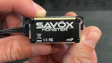 SAVOX SB-2292SG Black Edition Servo Unboxing and Test! Monster Servo!