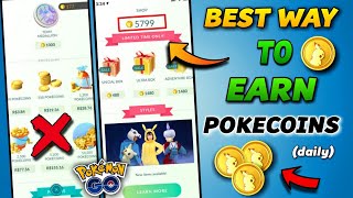 how to earn pokecoins in Pokemon go || pokecoins from gyms || Pokecoins tricks for Pokemon go. screenshot 4