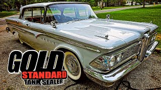 1959 EDSEL GAS TANK REPAIR - KBS TANK SEALER!! #classiccars #oldschool
