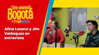 Alina Lozano y Jim Velásquez en entrevista