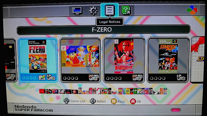 Super Famicom Mini menu in English!!