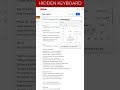 Secret Hidden Keyboard in Your PC