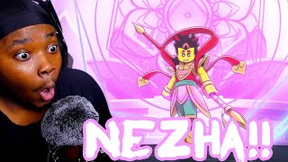 NEZHA VS MONKEY KING!! *FIRST TIME WATCHING* LEGO MONKIE KID SEASON 3 EP 1-2 REACTION | LMK EP 1-2