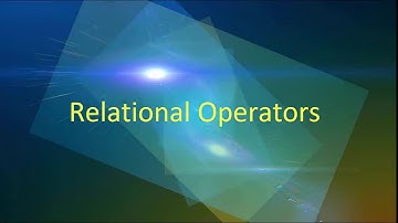 Relational Operators: Basic Elements of Fortran (Chapter-2)