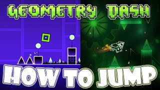 How to jump in Geometry Dash!