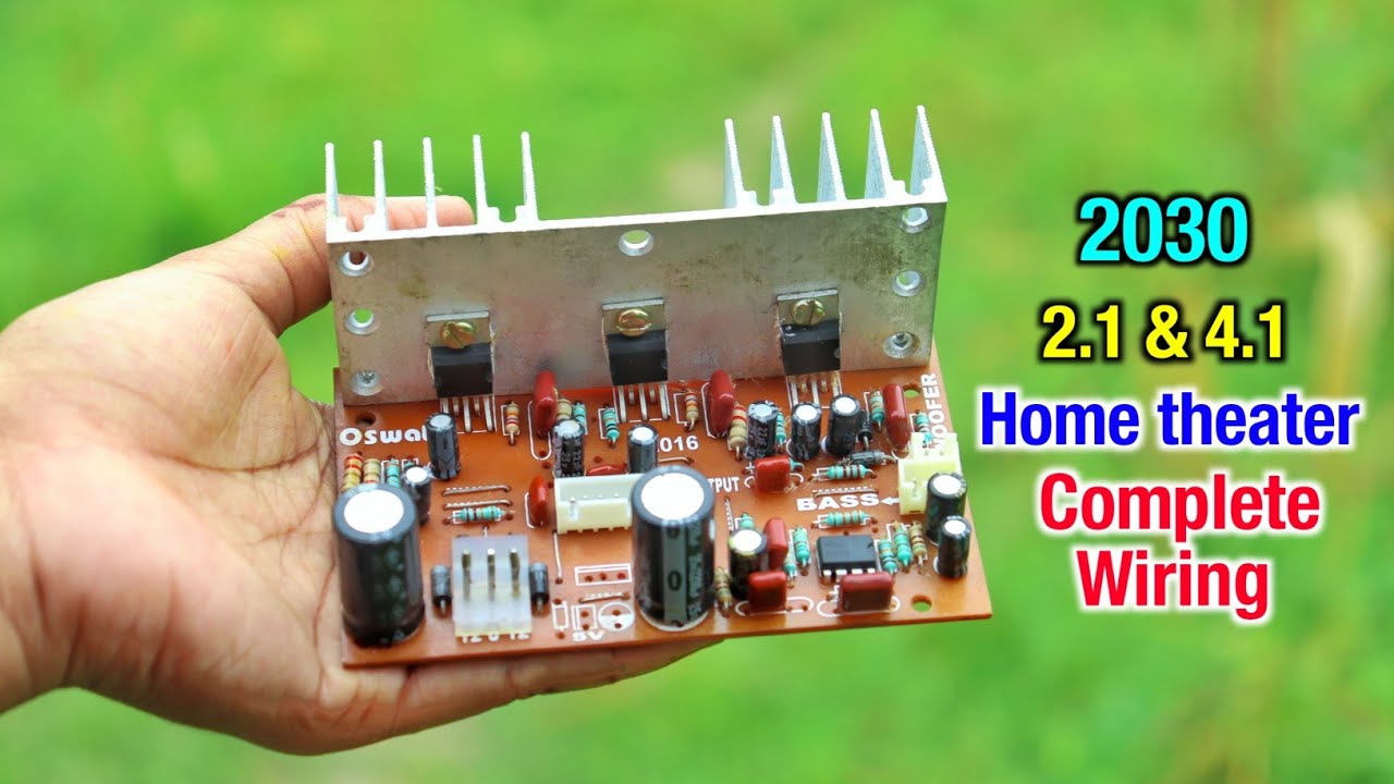 tda2030a 2.1 Subwoofer amplifier board wiring करना सीखें। हिंदी में