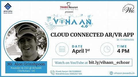 Build a cloud connected AR/VR app in 15 minutes or less