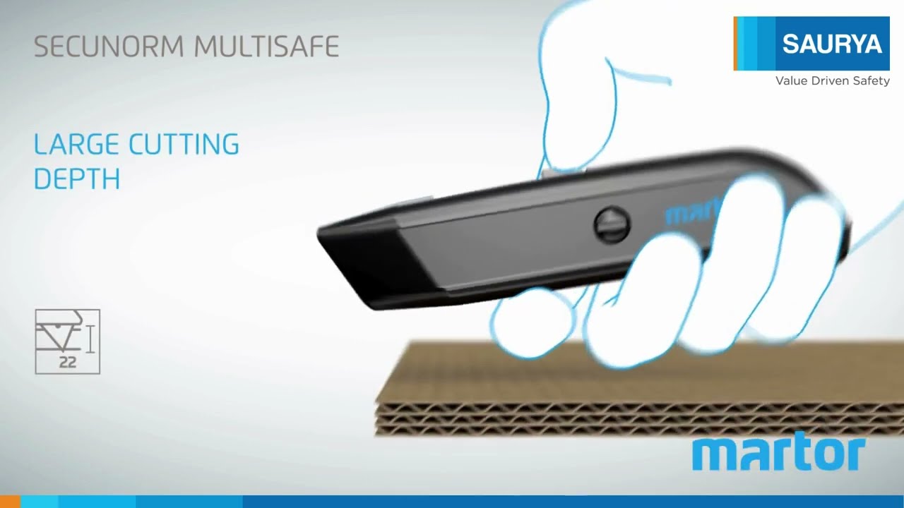 Martor Safety Cutter Secunorm Multisafe by Saurya Safety