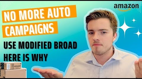 Why YOU should not be running Automatic Campaigns! | Advanced Amazon PPC Modified Broad Introduction