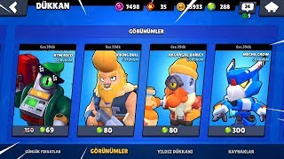 Dükkandaki̇ Tüm Ski̇nleri̇ Aldim - Brawl Stars