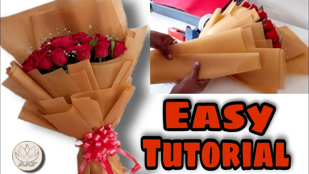 Wrapping tutorial ##htx##florist##flowers##rose##smallbusiness