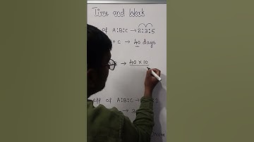 Time and work short trick