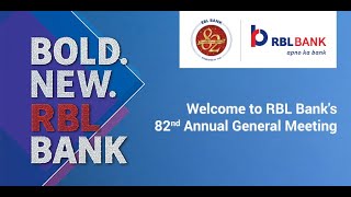 Video of the Proceedings of 82nd AGM of RBL Bank Limited held on September 26, 2025.