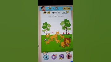 Help the mother lion Level 71 Brain Test Game #gameplay #gaming #game #braintestgame