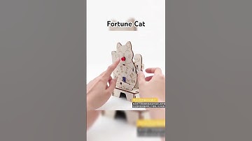 Fortune Cat |C4L Wooden Coding Robot  #steam #robotics #stemeducation #arduino #diy #robot