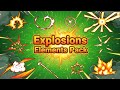 💥Explosion Cartoon Green Screen Animations for Edits! Motion Graphics