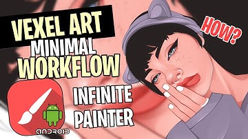 VECTOR / VEXEL ART WORKFLOW using Infinite Painter
