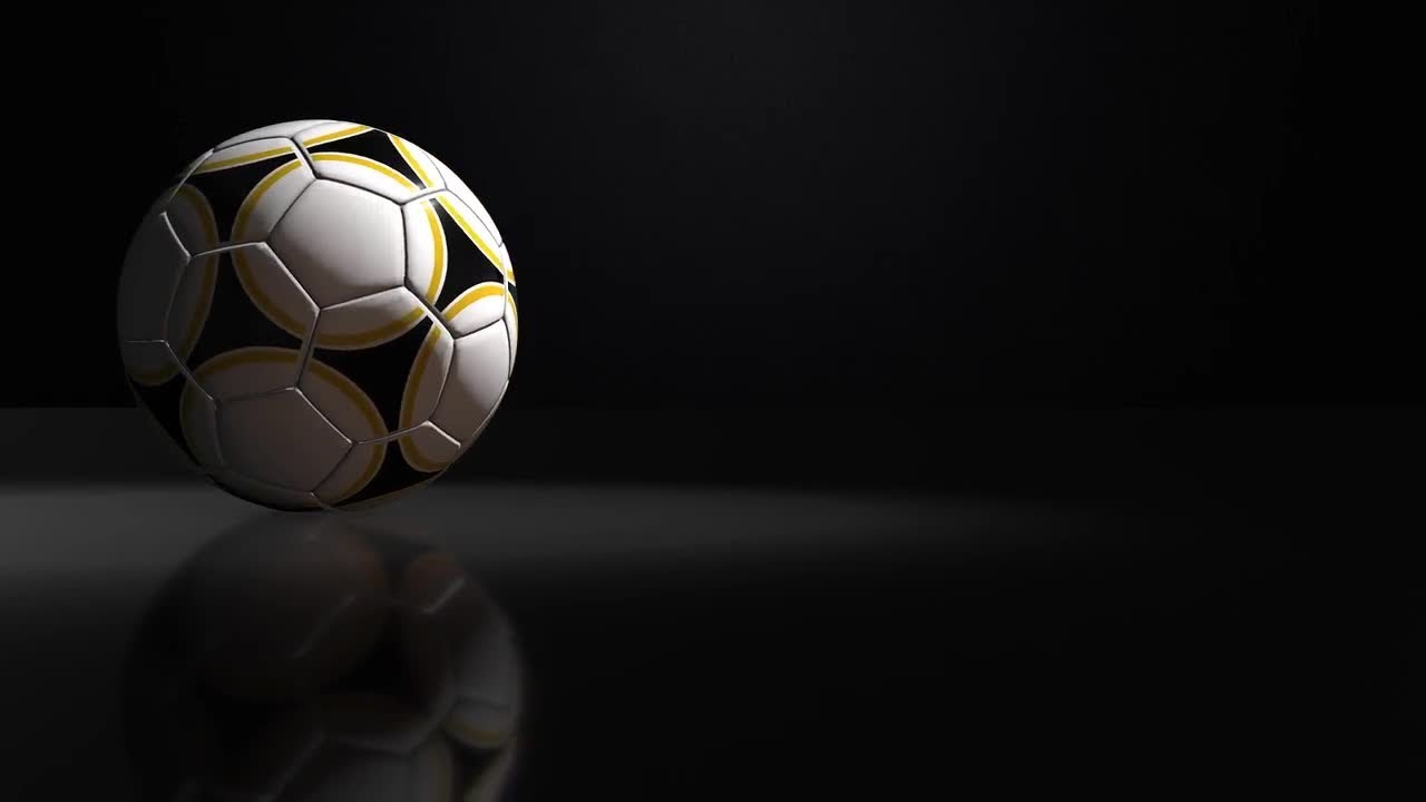 Soccer Ball Background Stock Motion Graphics - YouTube