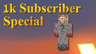 1,000 Subscriber Special - Announcement