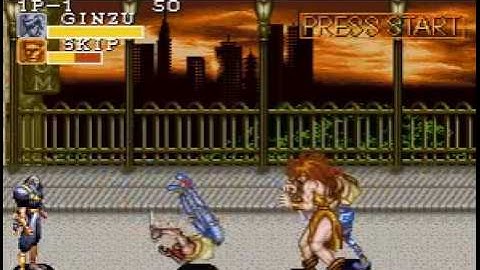 Captain Commando Super Nintendo SNES demo gameplay