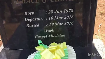 Grace Chinga’s tombstone has been rebuild - Chiliza cha Manda a malemu Grace Chinga amangidwanso
