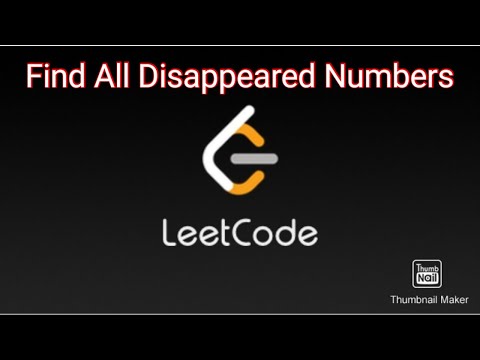 Find all disappeared numbers in an array