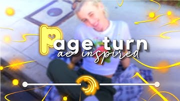 Page turn transition [ ae inspired ] | Alight motion tutorial