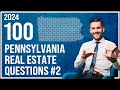 Pennsylvania Real Estate Exam 2 2024 (100 Questions with Explained Answers)