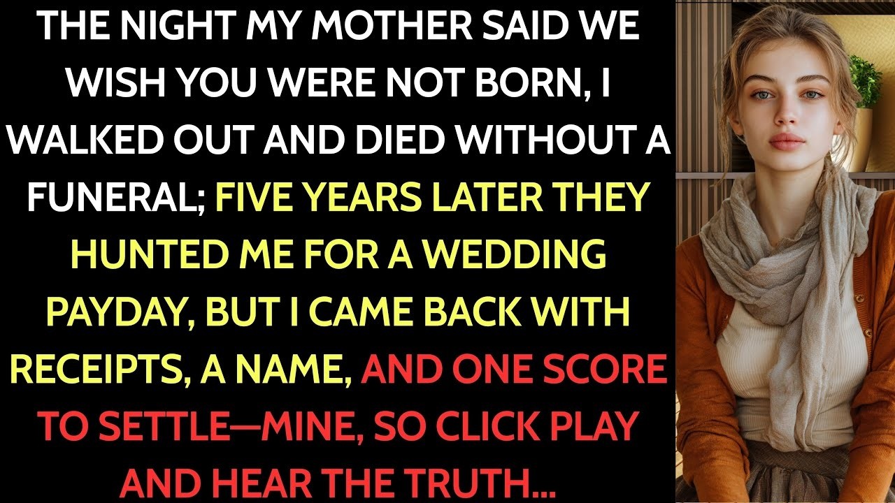 At 18th birthday they said 'We wish you werent born ' I said 'Then I'm dead' and five years later