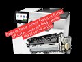 How to replace fuser lower pressure roller of HP Color LaserJet M452 M454 M477 M479 M480