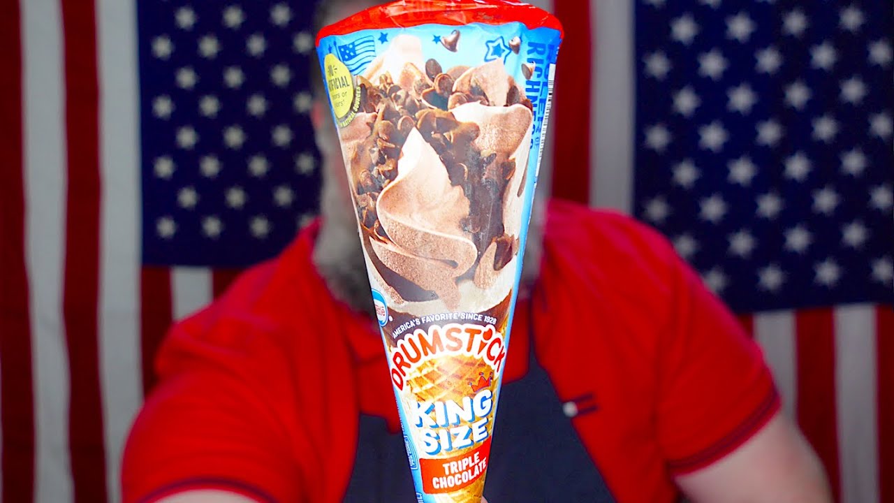 Drumstick King Size Triple Chocolate Cone Review YouTube