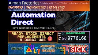 Automation Direct Encoders Stock in Dubai ServoRepair.ae Repair Wiring Error Troubleshooting UPgrade