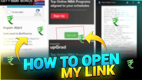HOW TO MY LINK 🔗🖇️ || HOW TO OPEN  SHRINKFOREARN.IN ||