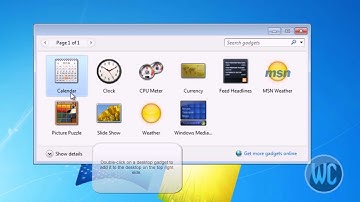 Windows 7 - Using Desktop Gadgets