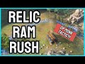 AOE IV Strategy - How to Relic Ram Rush - Covert Monk Tactics