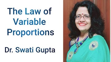 The Law of Variable Proportions:Three Stages, TP, MP, AP Explanation. |Economics|Management|