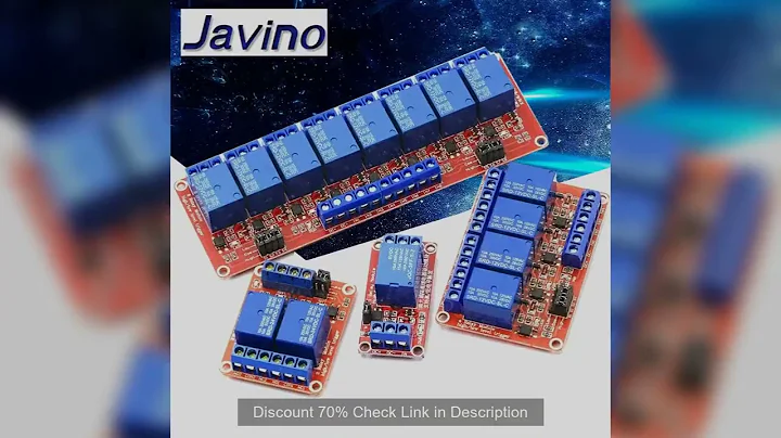 DC 5V 12V 24V 1 2 4 6 8 Channel Relay Module Board Shield with Optocoupler / High and Low Level Trig
